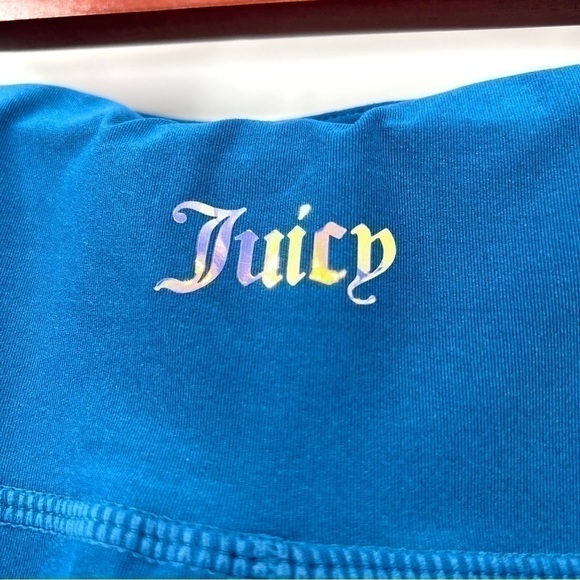 JUICY COUTURE SPORT Woman's Royal Blue Ankle Activewear Leggings Size XL - Picture 7 of 11